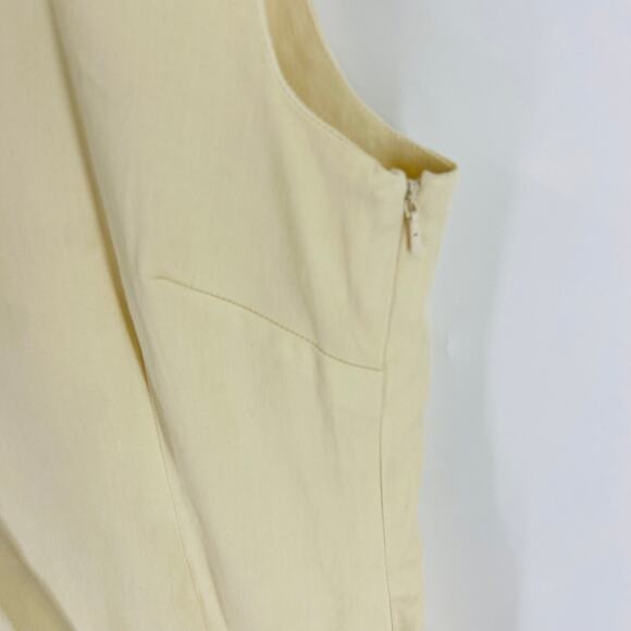 Bea & Dot ModCloth Cream Sleeveless Cotton Blend Sailboat Dress Sz L - Picture 7 of 11